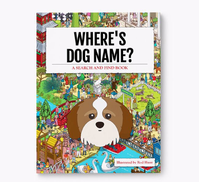 Personalized Where's {dogsName} Book